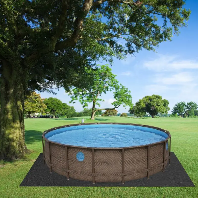 Revêtement de piscine hors sol, tapis de protection pour piscine, grill pour crevaison