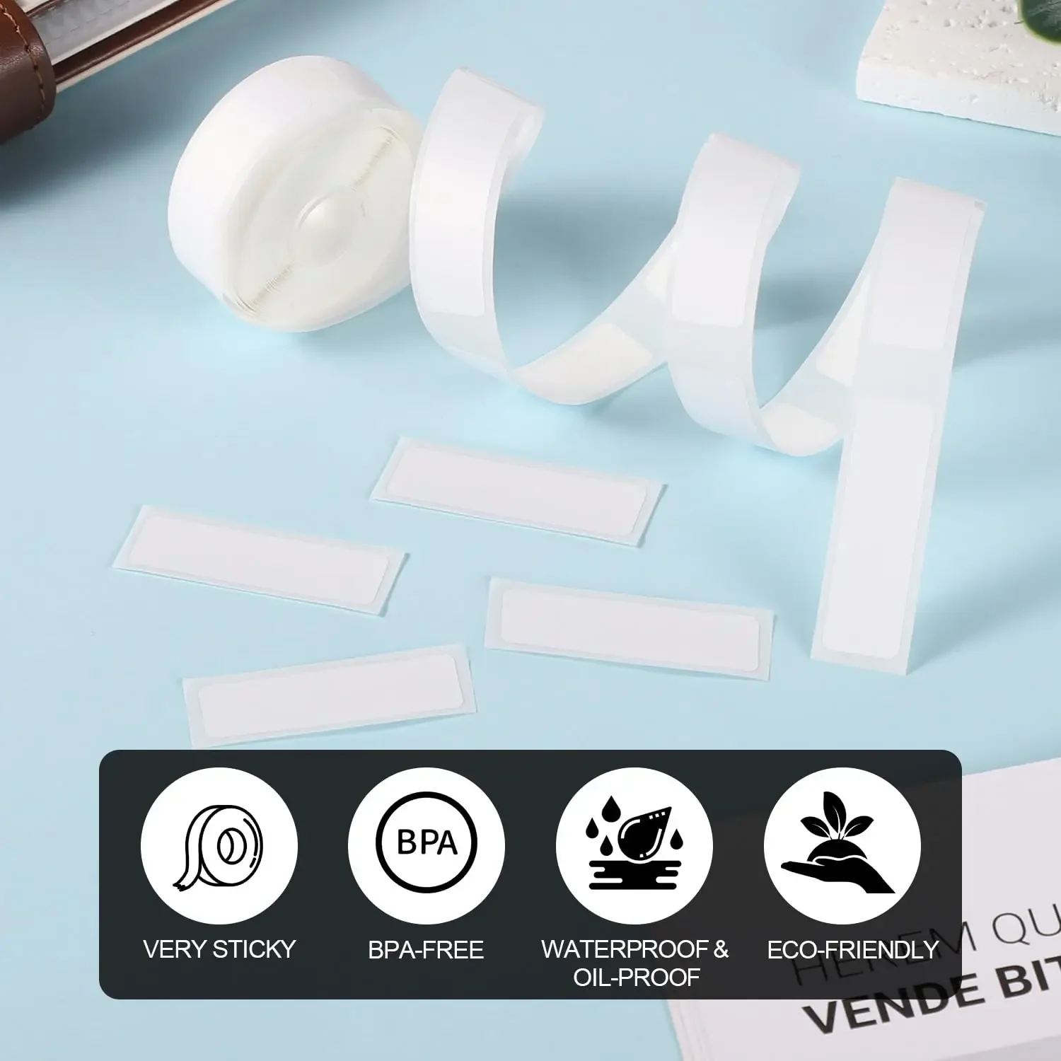 Mini Printer White Sticker Multi-versatile Labels Thermal Printer Paper 160pcs/roll For D30/L13/Q31 For Kitchen Office Cosmetics