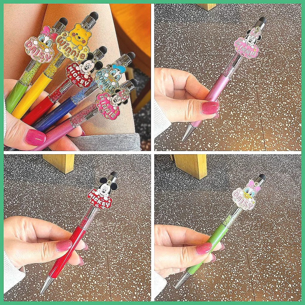 

Гелевая ручка с милым мультяшным Микки Маусом для детей, быстросохнущие ручки с черными чернилами для школьных канцелярских и учебных принадлежностей