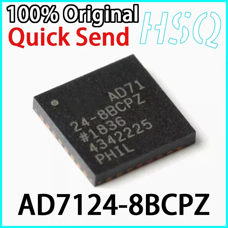 1PCS Original AD7124-8BCPZ 24-8BCPZ LFCSP-32 24 Bit Analog-to-digital Converter (ADC) Brand New in Stock