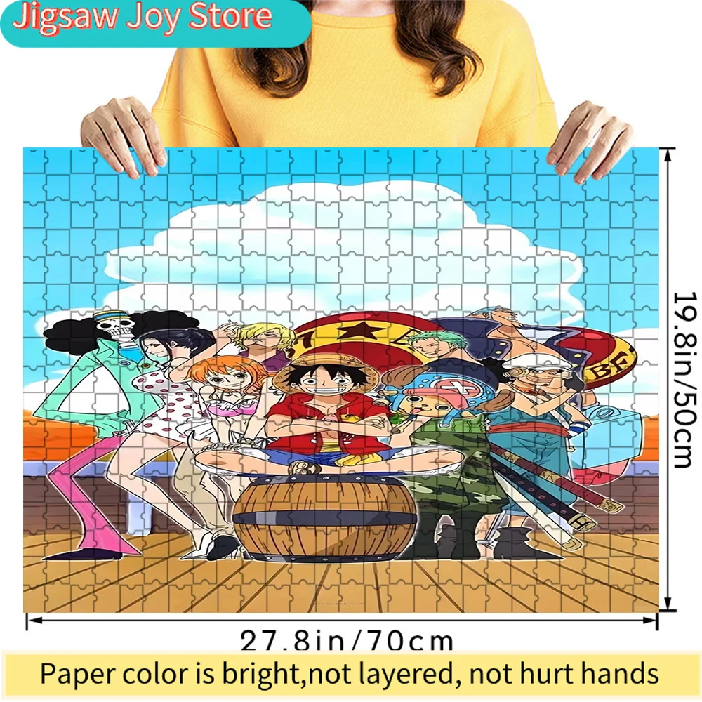 

Премиум-пазл из бумаги: One Piece, Команда Соломенной Шляпы, Палуба Thousand Sunny, Группа персонажей, Художественный дизайн, Высококачественный картонный пазл, Веселое развлечение