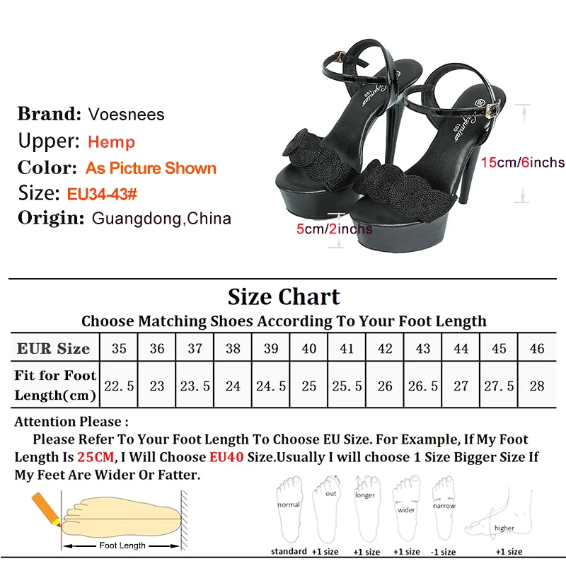 15CM/6Inch Buckle Strap Sandals Women Platform Summer Runway Thin High Heels Model Shoes Night Club Pole Dance Striptease Shoes