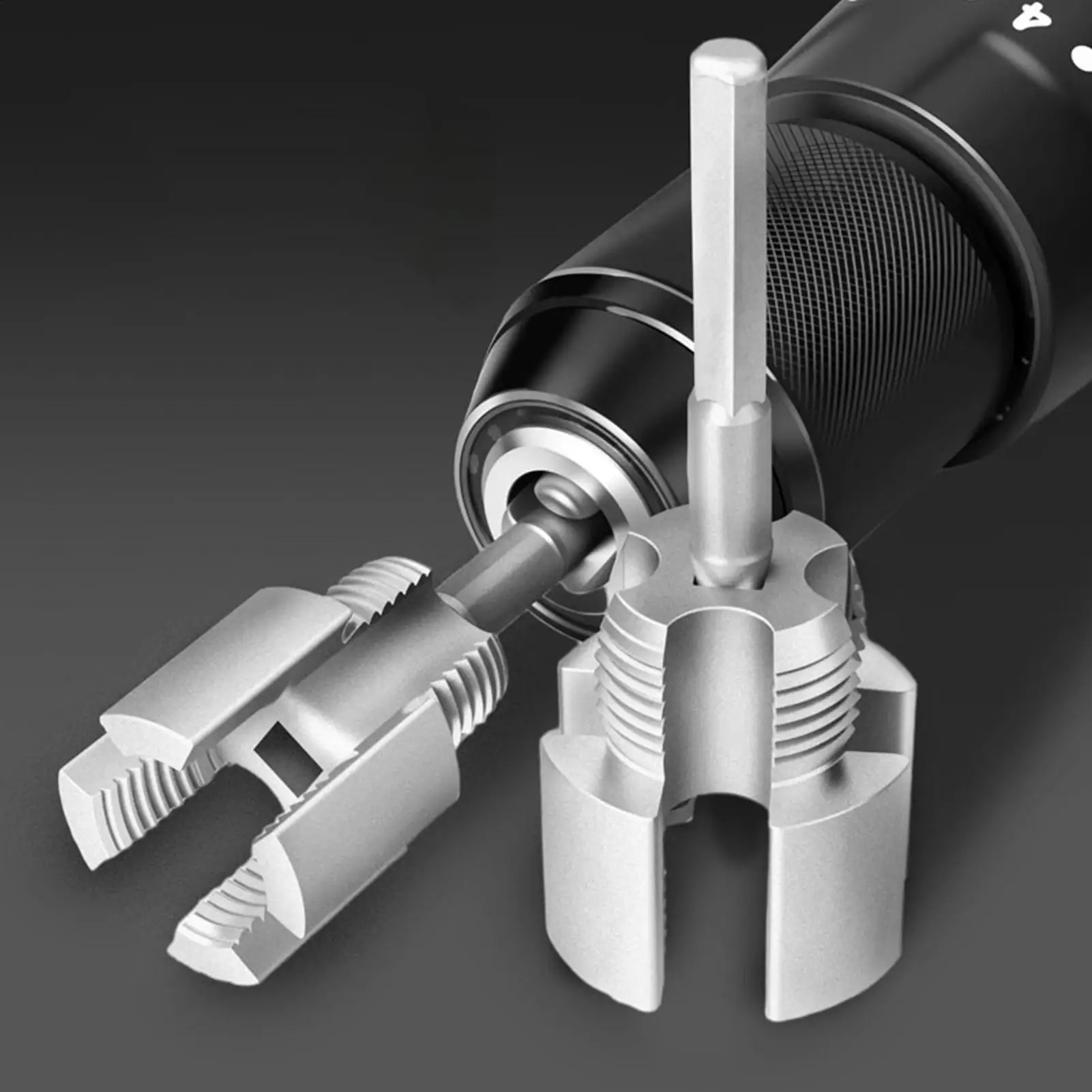 Home PVC Pipe Threading Tool 3/4 Pipe Threader External Internal Cutter for 1/2 & 3/4 Dies Water Tube Electric Drill Garden Hose