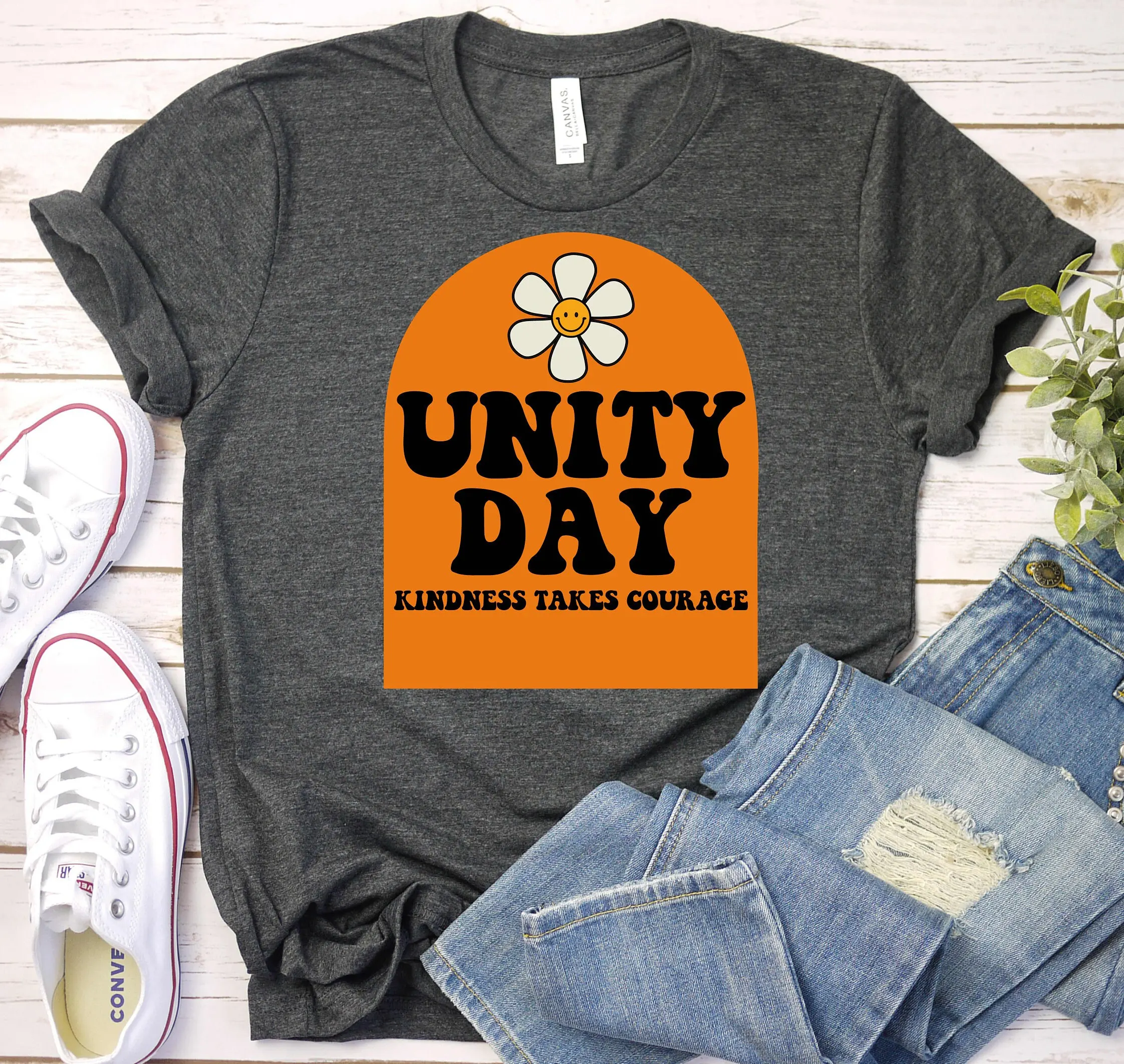 Unity Day T Shirt Anti Bullying Orange Teacher Spreed Kindness End