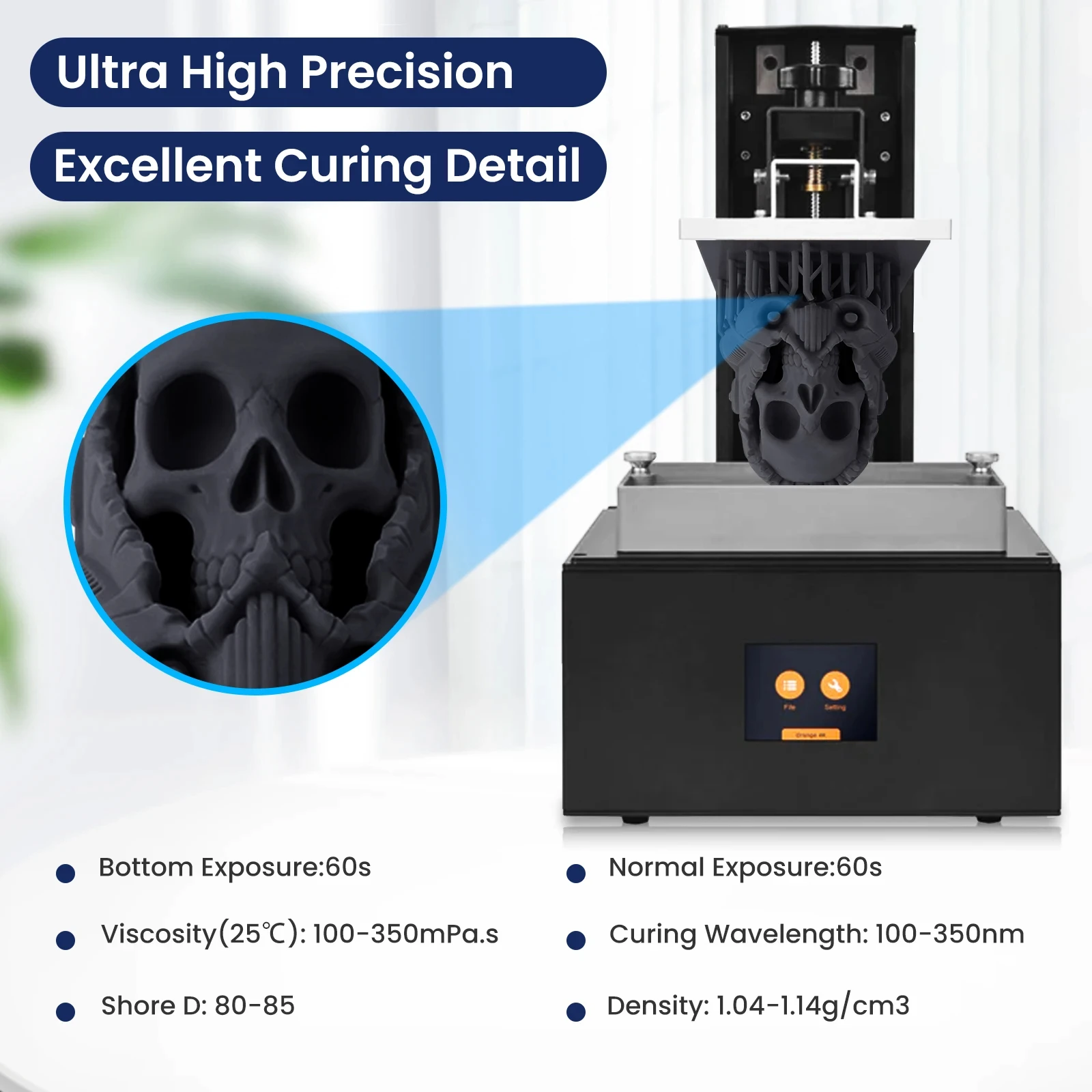 JAYO Standard Resin 10KG 395-405nm UV Curing PhotopolymerRapid print for LCD/DLP 3D Printer Europe Brazil warehouse fast arrival