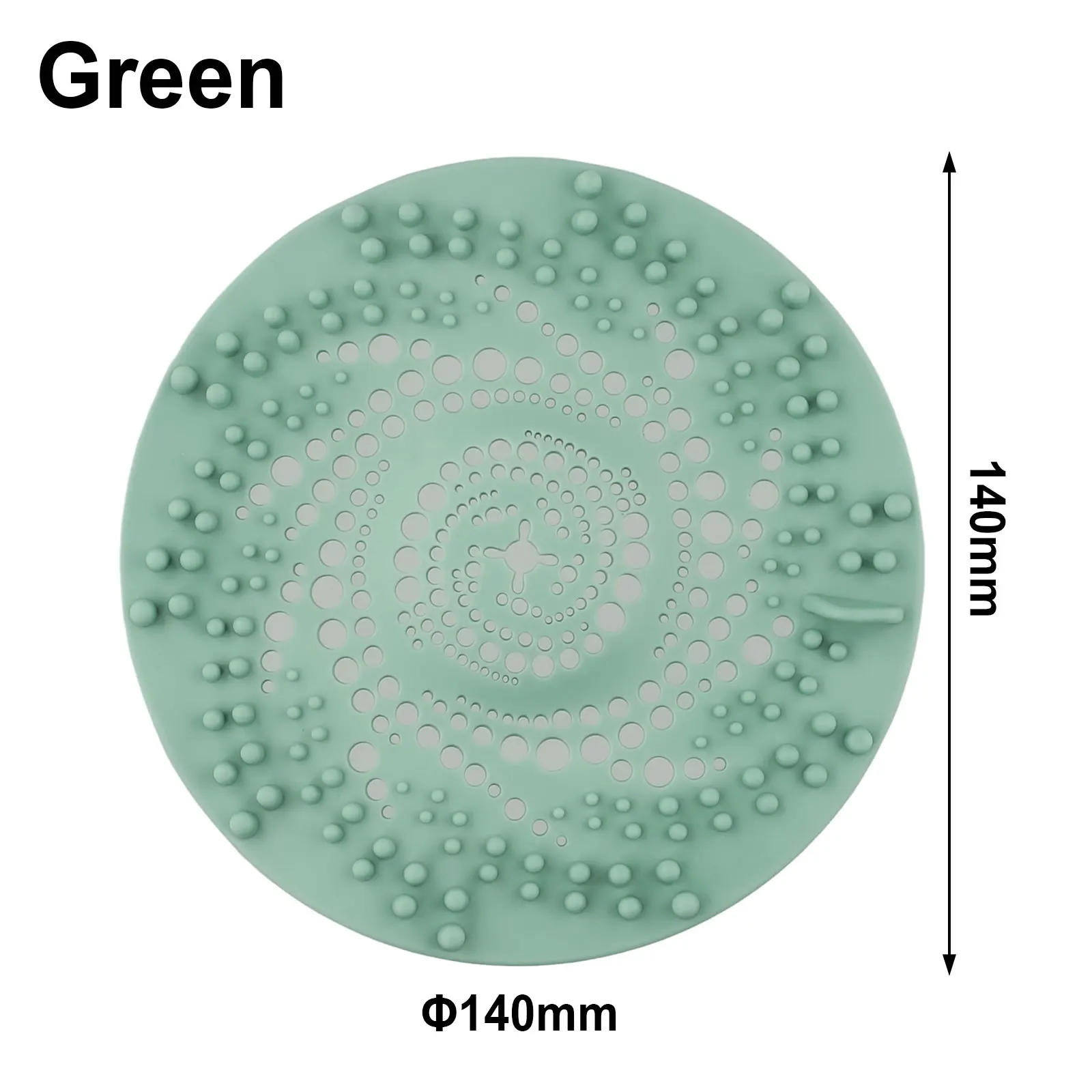 Filter Ground Drain Cover Hair Catching Hair Filter Screen In Kitchen Plastic Anti Blocking Silicone Drain Strainer