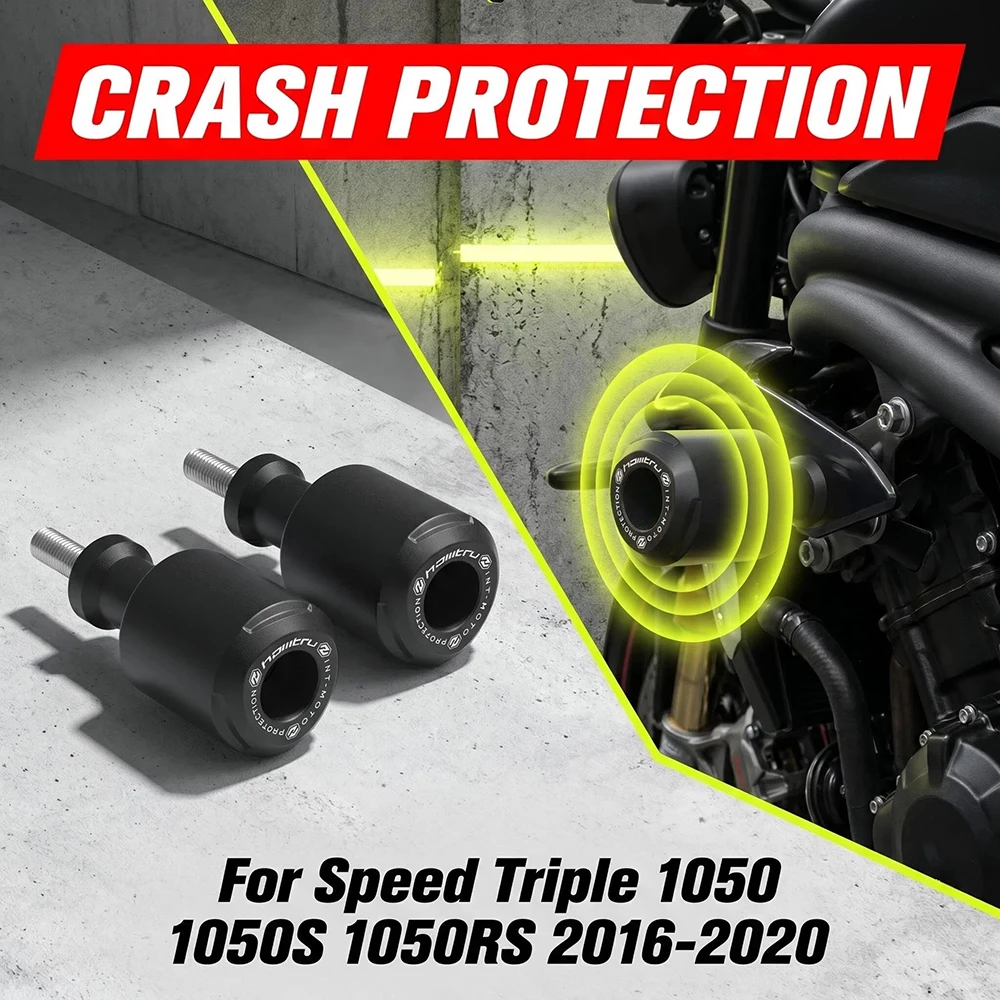 

Motorcycle Falling Crash Protector For Triumph Speed Triple 1050 1050S 1050RS 2016-2020 Guards Engine Crash Bobbins