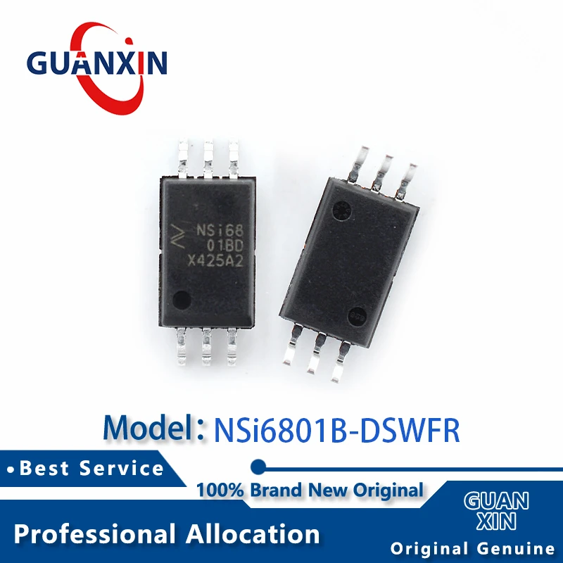 

100% New NSi6801B-DSWFR Marking NSI6801BD SOW-6 NSi6801