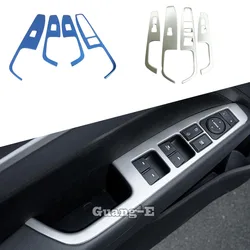 For Hyundai Elantra Avante 2016 2017 2018 2019 2020 Car Armrest Handrail Inner Door Window Glass Switch Panel Cover Trim Frame