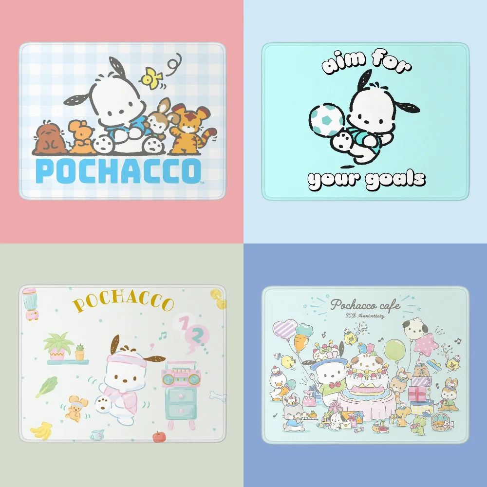 Kawaii Sanrio Mousepad Gamer Pochacco Pc Gaming Accessories Small Computer Mat Cute Anime Mouse Pad Mausepad Pad on the Table