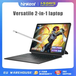 Ninkear-ordenador portátil T40 con pantalla táctil, dispositivo 2 en 1, Intel N100, 14 pulgadas, FHD, 16GB, DDR5 + 512GB, SSD, Wifi, 6 RGB, Teclado retroiluminado con Stylus