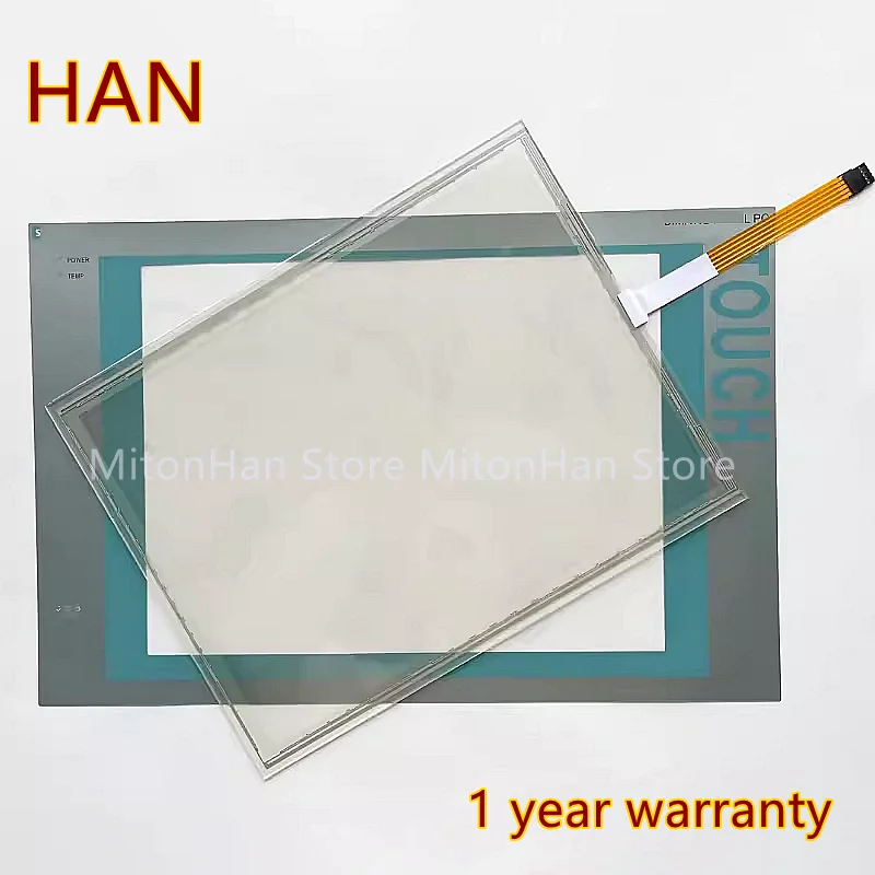 Dla IPC677C 6AV7890-0HD11-1AC3 6AV7890-0HB00-0AA 0 ekran dotykowy szklany Digitizer folia ochronna