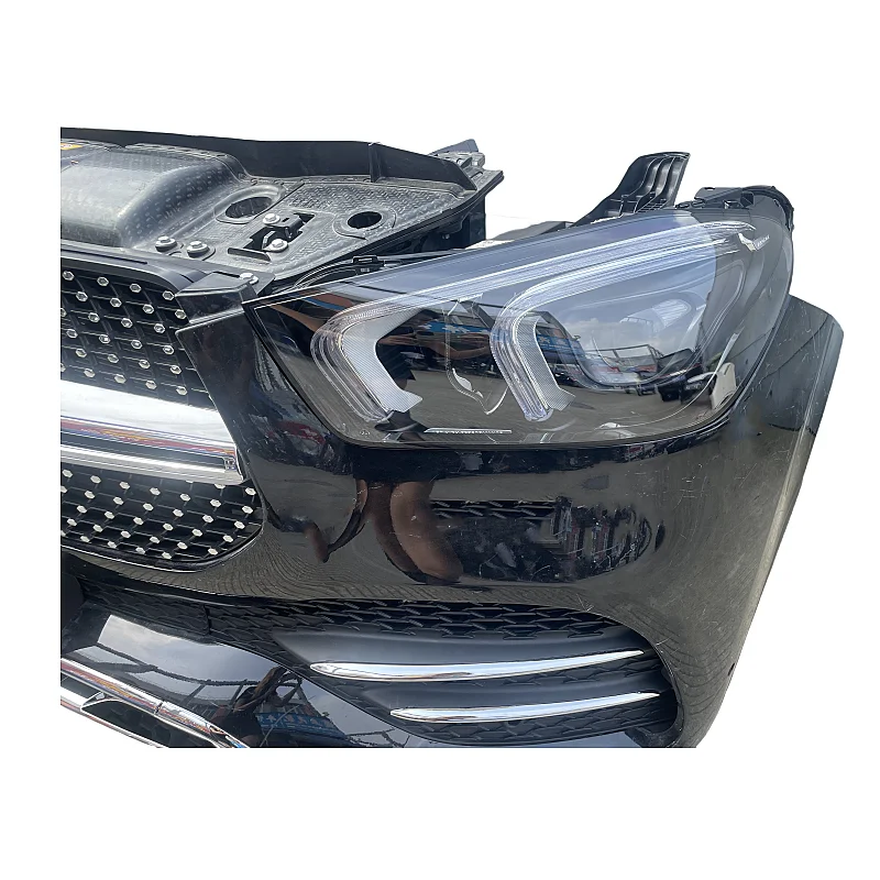For 167GLE GLE350 GLE450 Car Front Bumper, Front Headlight Bumper Assembly, Front Grille Assembly
