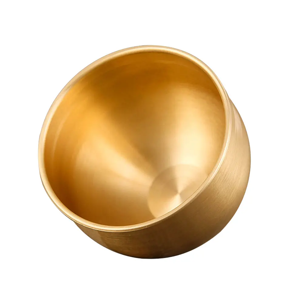 

Brass Tea Delicate Vintage Home Office Hotel Decorative Cup For Wine Spirits Drinking Multifunctional Retro Water Holder