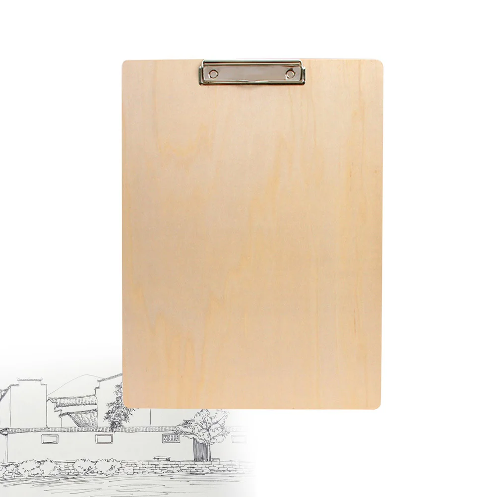 

Деревянная доска для эскизов, портативный размер, зажим для рисования, художественная доска для детей и взрослых, домашняя и уличная доска для рисования эскизов, альбом для рисования