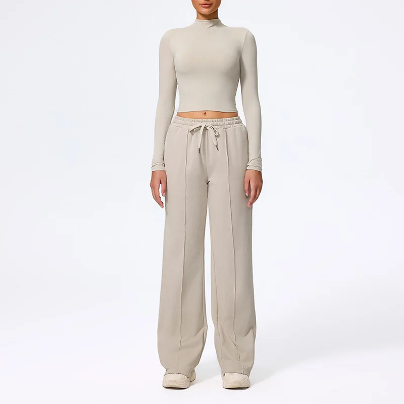 

Спортивная одежда, комплект из 2 предметов для йоги, спортивная одежда, спортивная одежда, комплект для йоги, женские спортивные костюмы для фитнеса, спортивные брюки с длинными рукавами XP94