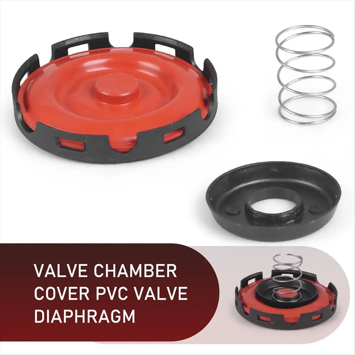 Compatible Car PCV Valve Cover+Diaphragm+Spring, 07K103469G 06H103495AC 07K103469L 06H10 917-064 for A3 Golf