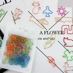 30 PCS Kawaii Paper Clips Bookmark Stationery Scrapbook Gadget School Supplies Office Cute Desk Orgainzer Accessories