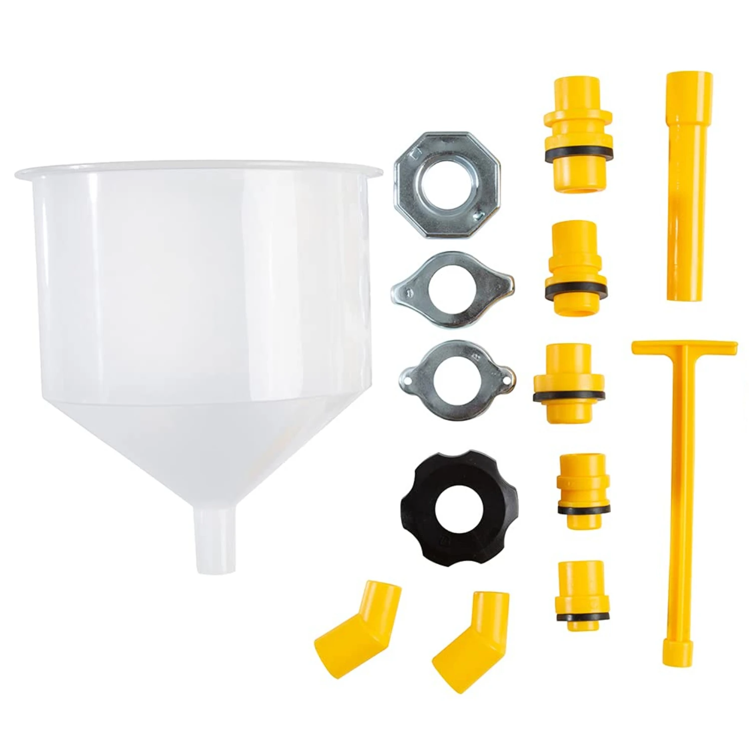 No-Spill Coolant Funnel Kit Near Universal Fitment Translucent Cooling System Funnel Allows Access To Hard-To-Reach Radiators