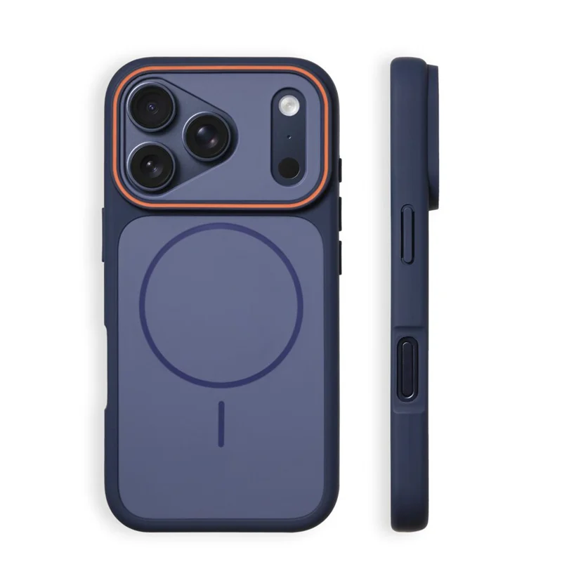 

Original Matte Lens protection Phone Case For iPhone 17 Air 16 17Pro 17Pro Max Magnetic Funda For Magsafe Wireless Charger Cover