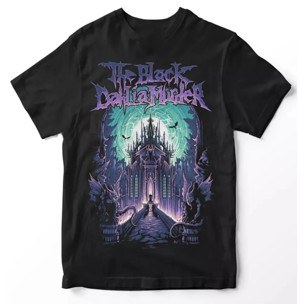 

НОВИНКА The Black Dahlia Murder Band Tour S To 5XL Подарок для фанатов Футболка Мужчины Женщины Летняя повседневная хлопковая футболка с круглым вырезом