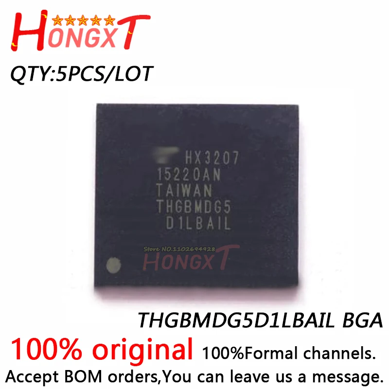 

5 шт. 100% Новинка THGBMDG5D1LBAIL BGA.