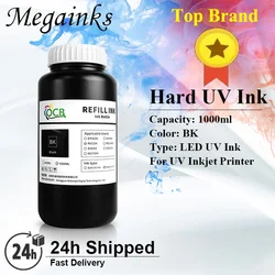 OCB GH2220 LED UV Ink 1000ML GH 2220 UV Curing Ink For Ricoh GH 2220 Printhead for Ricoh Printer Hard or Soft Ink K C M Y White