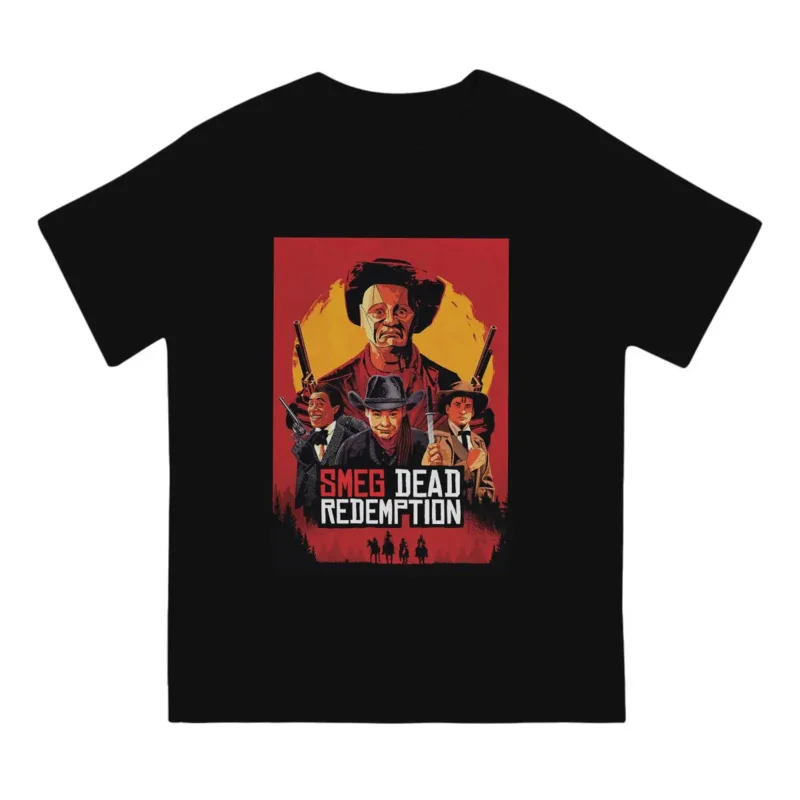 Red Dead Redemption Man tshirt Smeg distinctive T shirt original streetwear hipster