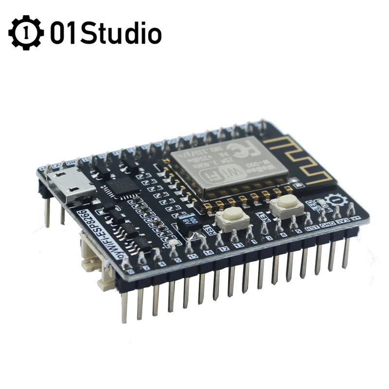 01Studio pyWiFi-ESP8266 Desenvolvimento Demo Placa Incorporada MicroPython IOT WiFi Programação módulo sem fio pyboard