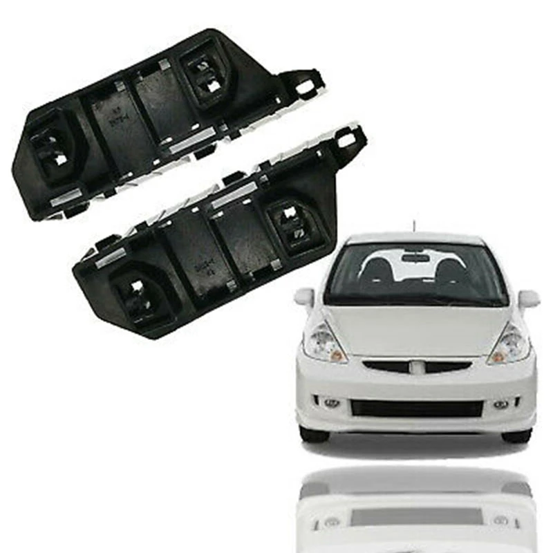 Front Bumper Headlight Bracket With Front Bumper Spacer Bracket For Honda Fit JAZZ 05-08 GD1 GD3,09-14 GE6 GE8