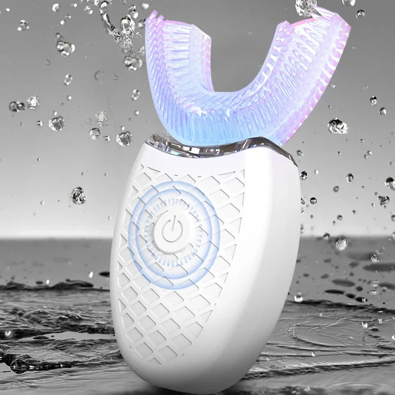 음파 충격 회전 깨끗한 전동 칫솔 - 방수, 고속 충전, 스마트 타이머 - 휴대용 및 조용함