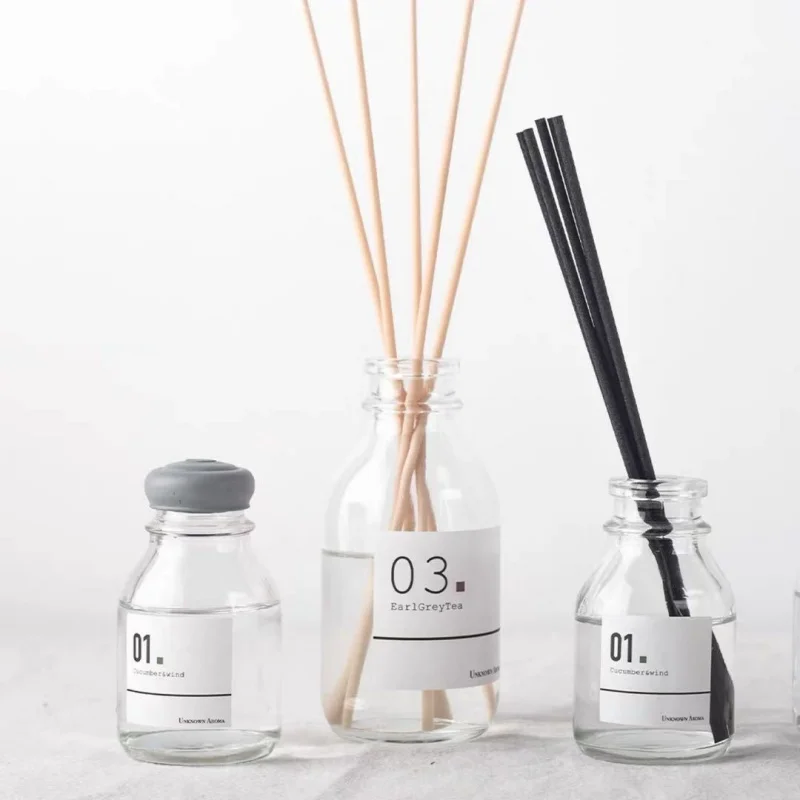 10/30/50pcs Mix Black White Fiber Reed Diffuser Sticks Aromatherapy Replacement Rods for Hotel Office SPA Home Fragrance view 3