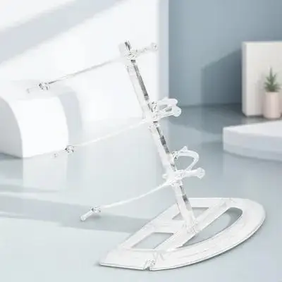 

Plastic Eyeglasses Display Rack Transparent 3-Tier Glasses Holder Stand For Sunglasses Optical Frames Desktop Organizer