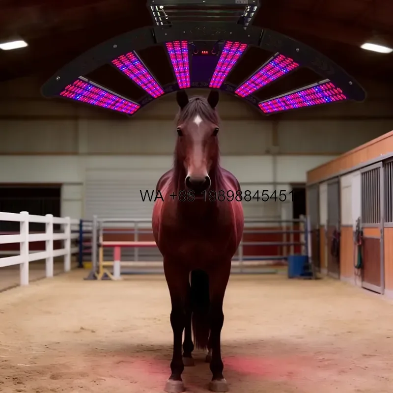Wmwmnu for 1000W Equine Full Body Light with Remote Control 470nm 660nm 850nm Infrared Red Solarium Stable Horse Lamp