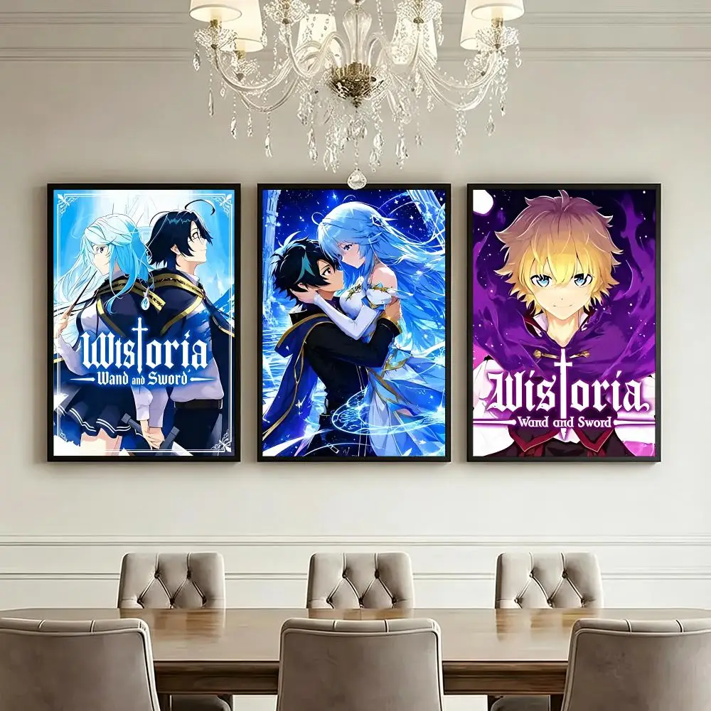 Wistoria Wand and Sword Poster HD Poster High End Luxury Home Decoration Suitable for Living Room Bedroom Corridor and Gift