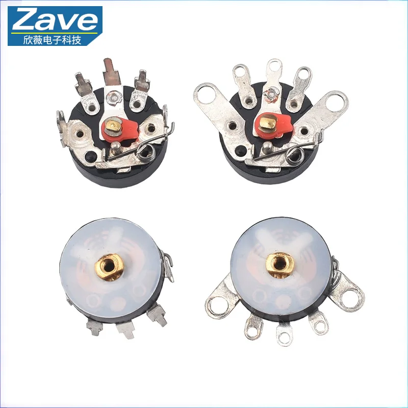 Volume Potentiometer, Radio Potentiometer, Straight Pin, Bent Pin with Switch, B50K, RV12MM, B103, B10K
