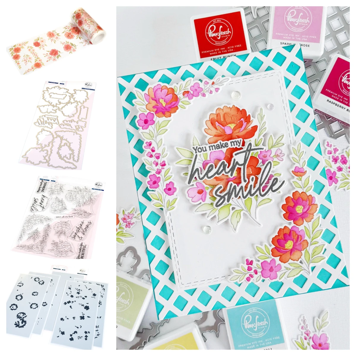 

Stamps and Stencils Peony Glow Washi Metal Cutting Dies Scrapbooking DIY Album Paper Card Embossing Craft Supplies Handmade