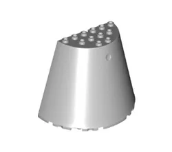 *Cone 5 x 10 x 6 Half Wall* 1660 2 pcs DIY enlighten block brick part No. 3354 / 29096 Compatible With