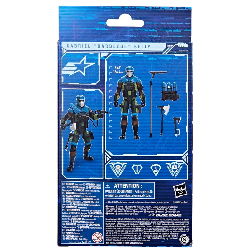 [Special-Offer] Hasbro G.I. Joe Classified Series Mad Marauders Barbecue (Gabriel Kelly) 6-inch-scale Action Figure Model Toys