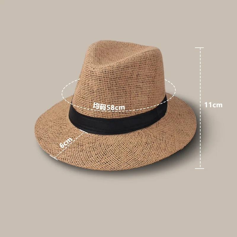 Personalised Embroidered Summer Straw Hat Women Wide Brim Sun Protection Beach Hat Adjustable Floppy Foldable Sun Hat for Ladies