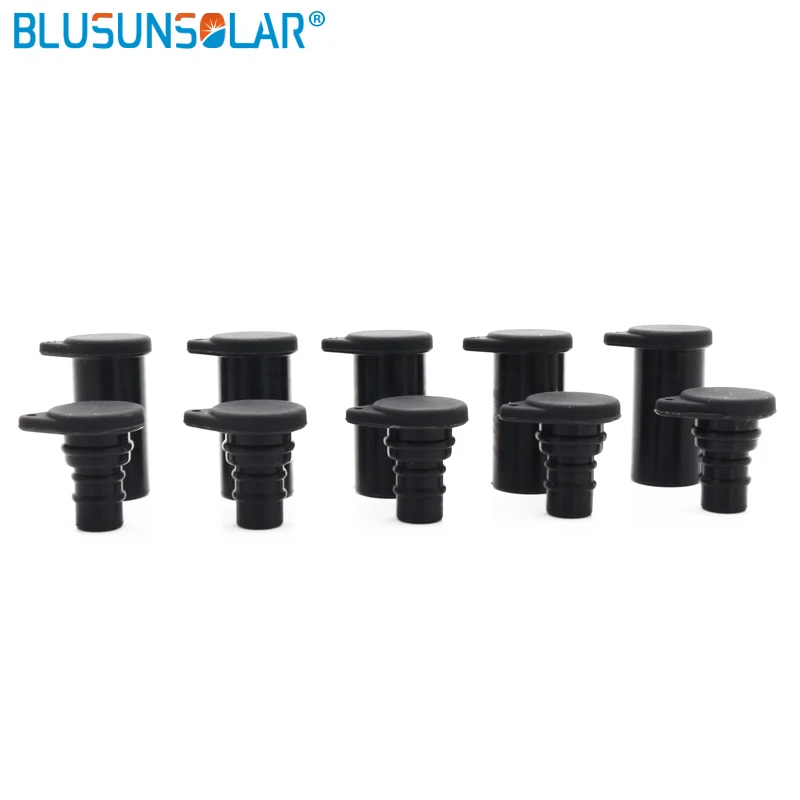 5Pair/lot PV Solar Connector Anti Dust Cap Plug Plastic Accessories Rubber Protective Cover for DC Connector