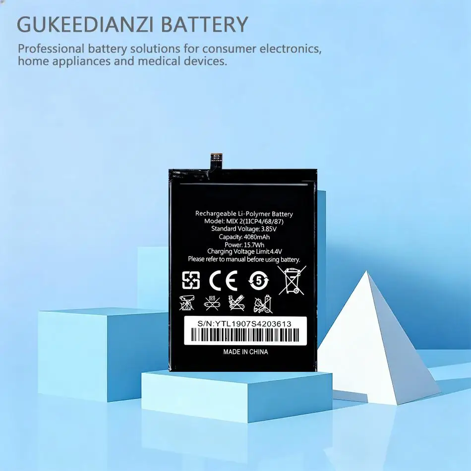 

Надежный аккумулятор для мобильного телефона Oukitel Mix 2, высокая емкость 4080 мАч