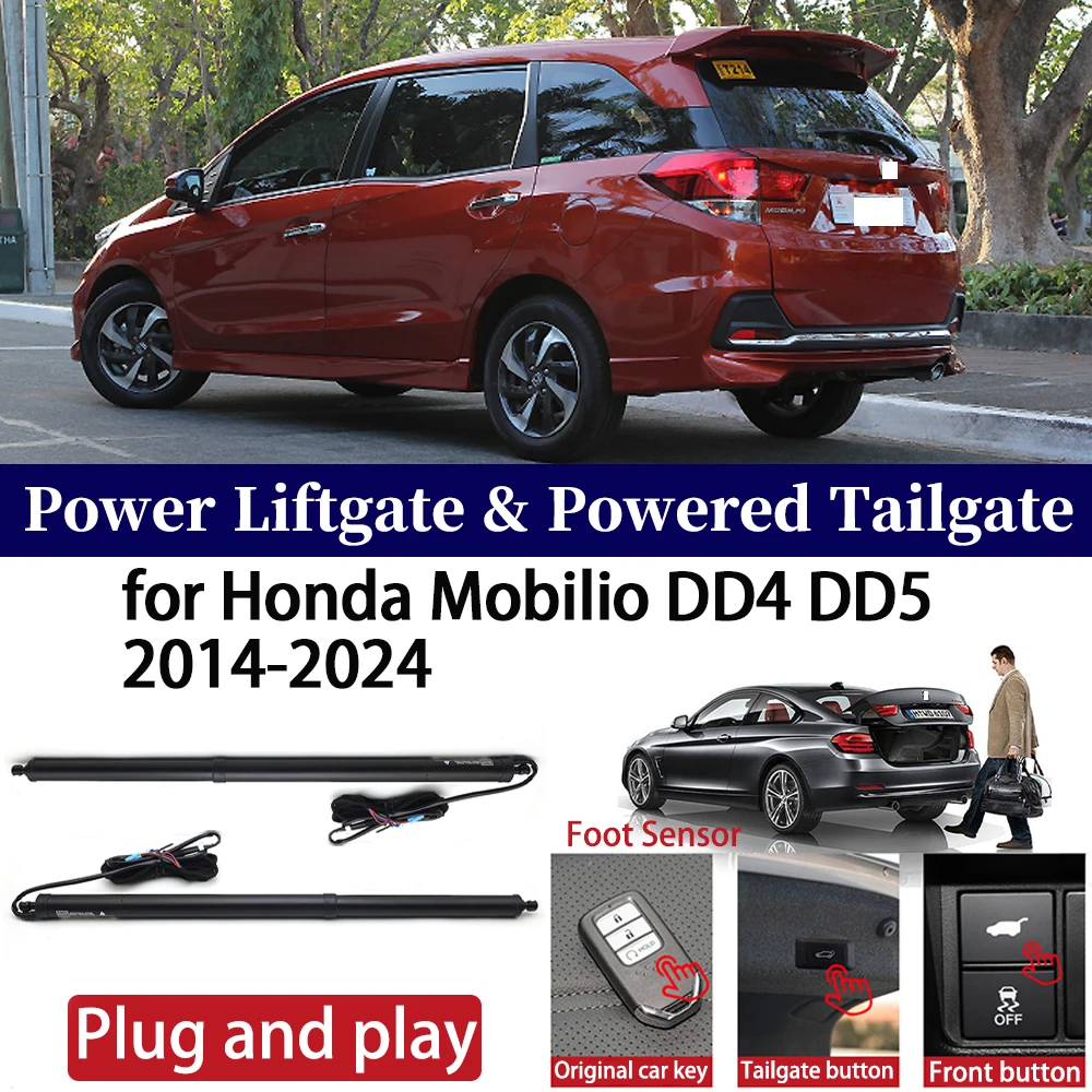 

ZhuCamX for Honda Mobilio DD4 DD5 2014-2024 Car Power Liftgate Automatic One-Click Powered Tailgate Strut Plug and paly