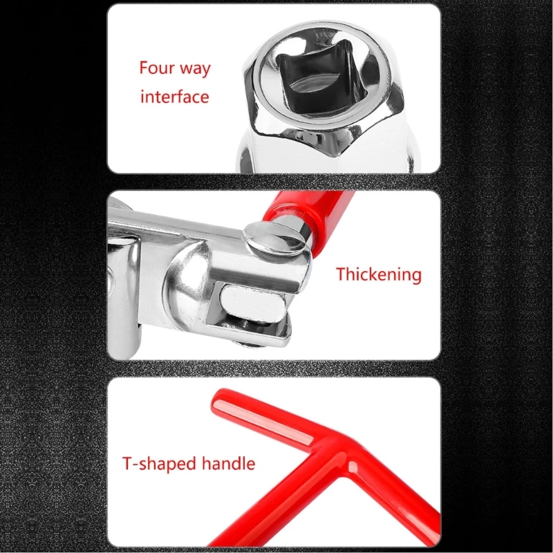 Gezamenlijke 16mm 18mm 21mm SwivelSpark Plug Mouw Dopsleutel 3/8 Auto Bougie Removal Tool dropshipping