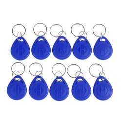 10Pcs TK4100 keychains 125KHZ RFID proximity id card token tags key fobs NFC