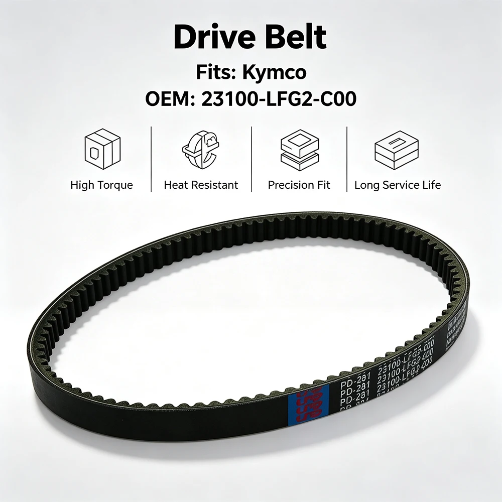 Transfer Clutch Belt For Kymco Elegan 250 Agility 300 Xtown 300i  Euro4 City 300i  Euro5  Agility 300 OEM:23100-LFG2-C00