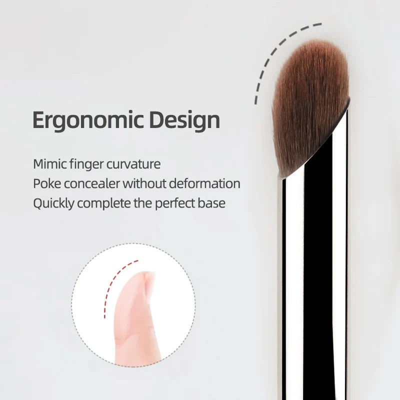 MyDestiny-Finger Concealer Pincéis de Maquiagem, Precision Soft Smudge Brush, Cover Acne círculos escuros, Multi-Function Ferramenta Detalhe