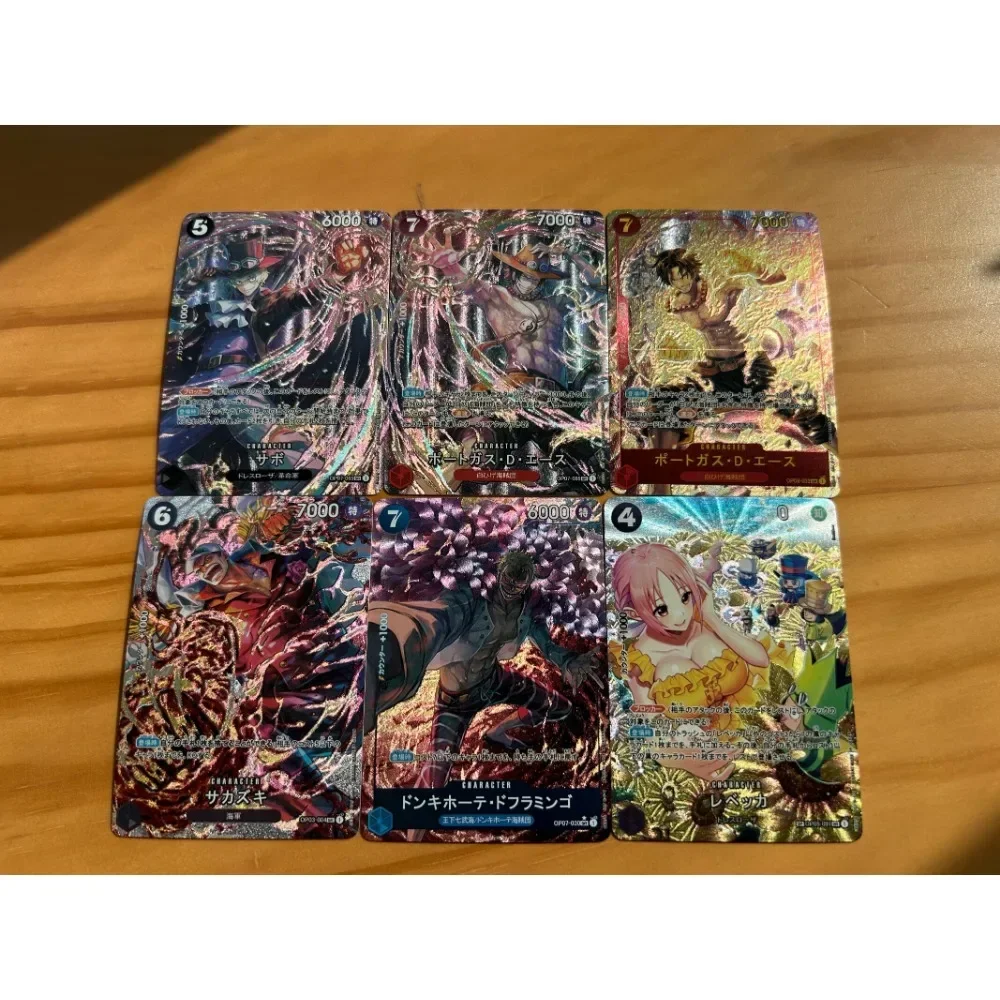 DIY ONE PIECE OPCG Original Homemade Flash Card Anime Peripheral Game Collection Card Holiday Gift