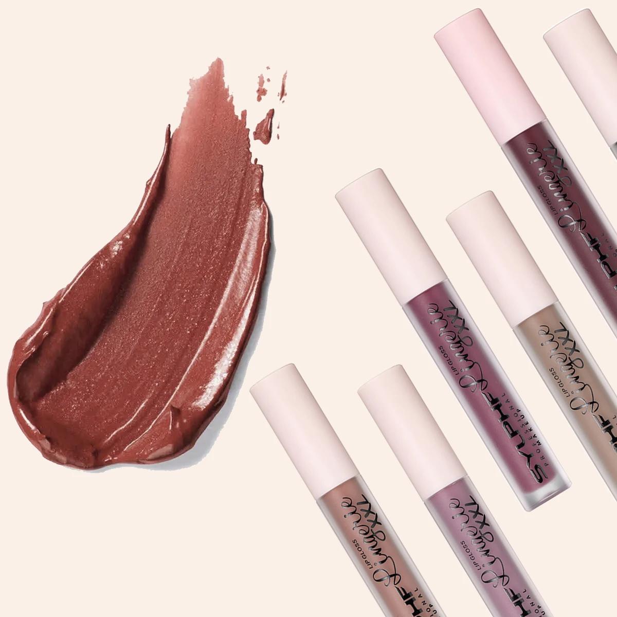 Velvet matte lip gloss, waterproof, easy to color, lightweight texture, natural makeup effect