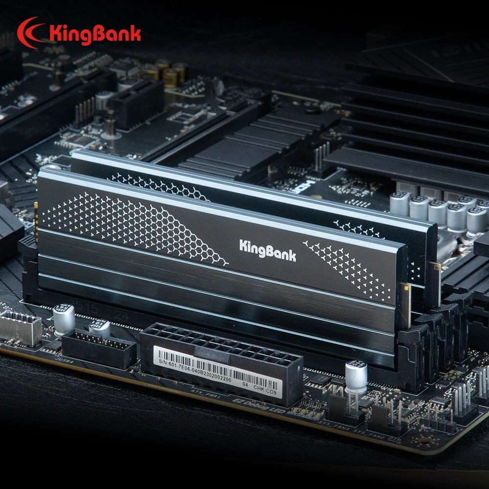 KingBank DDR5 noir SOARBLADE KFXB série mémoire 48GB (24GBx2) ensemble 8000 8400 MHz CL38 Kit double canal RAM d'ordinateur haute vitesse